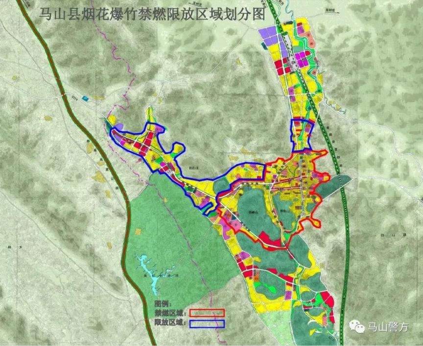 PG电子官方网站2024年南宁马山烟花爆竹禁燃限放规定（附范围图）(图1)